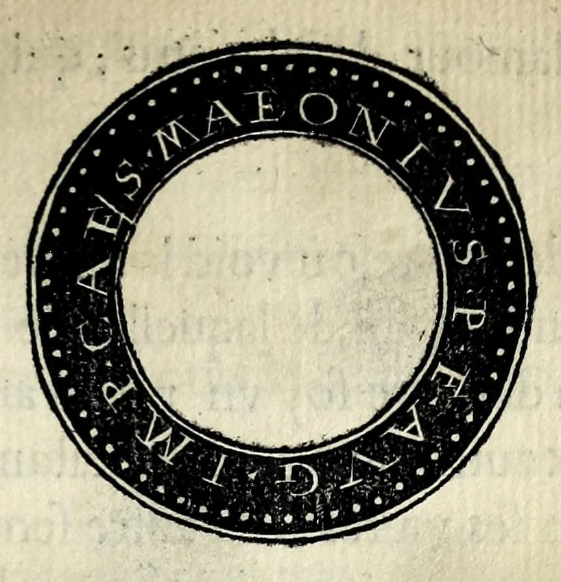 An illustration from Epitome dv thresor des antiqvitez, c'est à dire, Pourtraits des vrayes medailles des empp. tant d'Orient que d'Occident, 1553, leaf 205