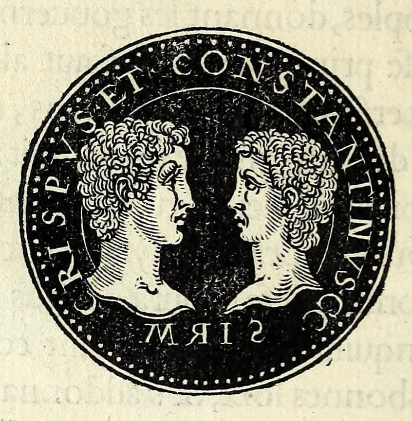 An illustration from Epitome dv thresor des antiqvitez, c'est à dire, Pourtraits des vrayes medailles des empp. tant d'Orient que d'Occident, 1553, leaf 250