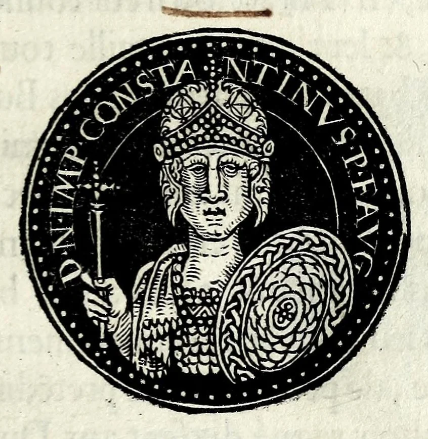 An illustration from Epitome dv thresor des antiqvitez, c'est à dire, Pourtraits des vrayes medailles des empp. tant d'Orient que d'Occident, 1553, leaf 311