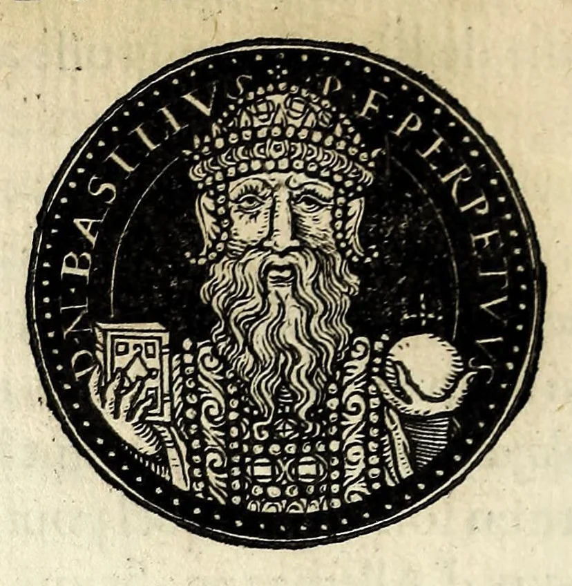An illustration from Epitome dv thresor des antiqvitez, c'est à dire, Pourtraits des vrayes medailles des empp. tant d'Orient que d'Occident, 1553, leaf 358
