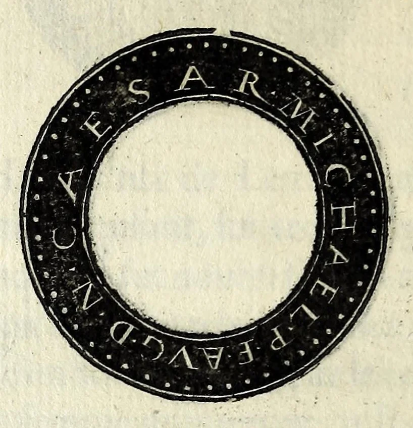 An illustration from Epitome dv thresor des antiqvitez, c'est à dire, Pourtraits des vrayes medailles des empp. tant d'Orient que d'Occident, 1553, leaf 372