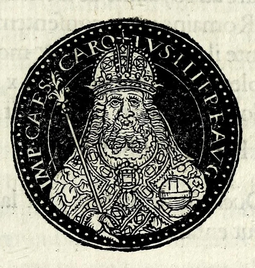 An illustration from Epitome dv thresor des antiqvitez, c'est à dire, Pourtraits des vrayes medailles des empp. tant d'Orient que d'Occident, 1553, leaf 411