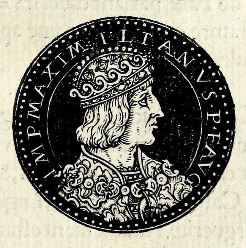 An illustration from Epitome dv thresor des antiqvitez, c'est à dire, Pourtraits des vrayes medailles des empp. tant d'Orient que d'Occident, 1553, leaf 425