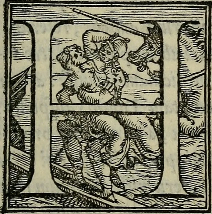 An illustration from Epitomes omnium Galeni Pergameni operum, vniuersam illius viri doctrinam, & methodu[m], quàm accuratissimè contine[n]tis, sectio prima-[quarta], 1548, leaf 6