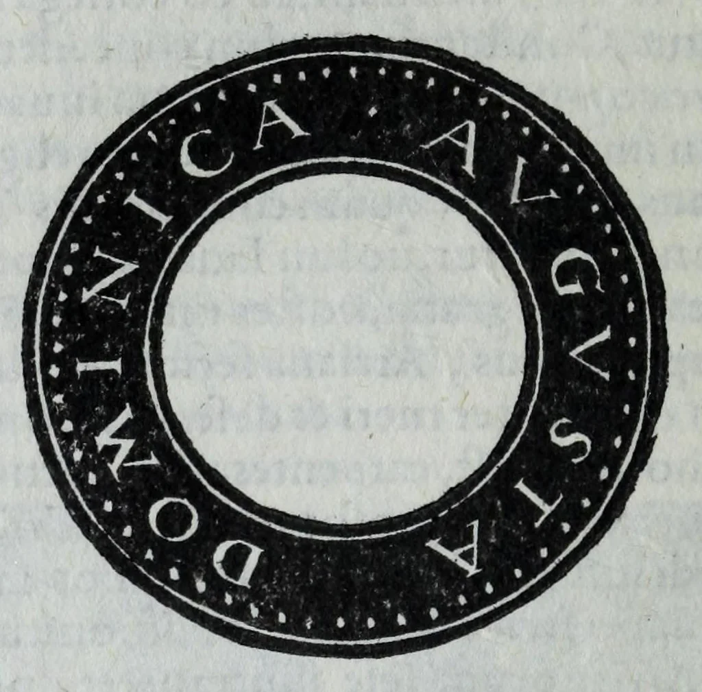 An illustration from Epitome thesavri antiqvitatvm, hoc est, Impp. Rom. orientalivm et occidentalivm iconum : ex antiquis numismatibus quam fidelissime deliniatarum, ex Musaeo Iacobi de Strada mantuani antiquarij, 1557, leaf 272