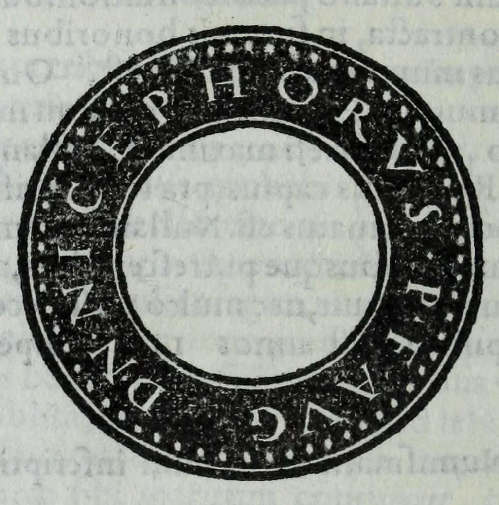 An illustration from Epitome thesavri antiqvitatvm, hoc est, Impp. Rom. orientalivm et occidentalivm iconum : ex antiquis numismatibus quam fidelissime deliniatarum, ex Musaeo Iacobi de Strada mantuani antiquarij, 1557, leaf 368