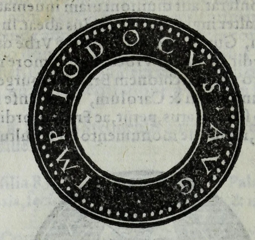 An illustration from Epitome thesavri antiqvitatvm, hoc est, Impp. Rom. orientalivm et occidentalivm iconum : ex antiquis numismatibus quam fidelissime deliniatarum, ex Musaeo Iacobi de Strada mantuani antiquarij, 1557, leaf 402