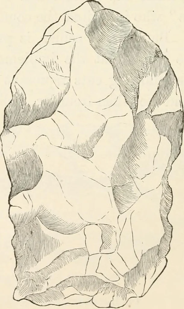 An illustration from The epoch of the mammoth and the apparition of man upon the earth, 1878, leaf 260