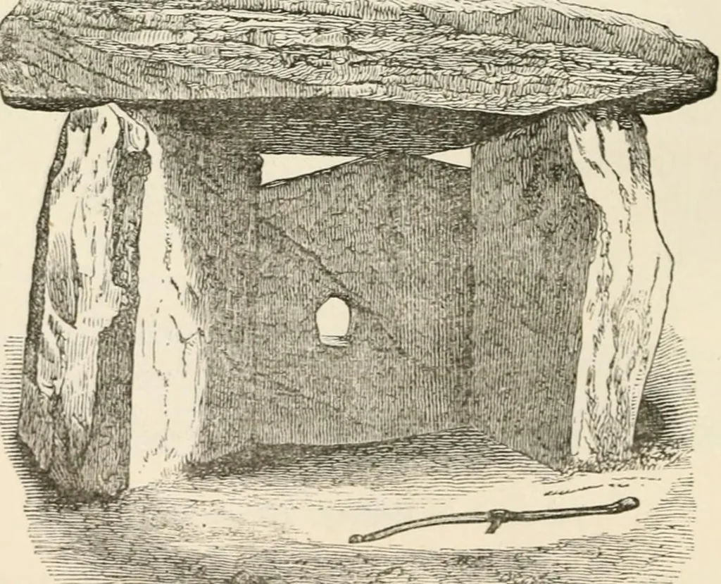 An illustration from The epoch of the mammoth and the apparition of man upon the earth, 1878, leaf 56