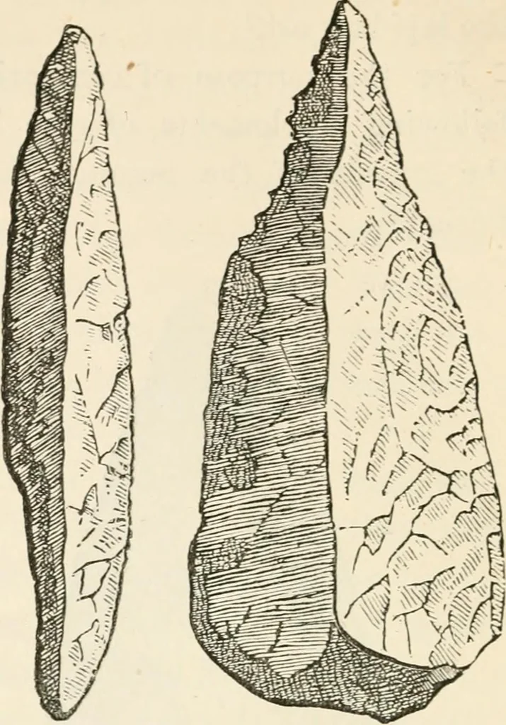 An illustration from The epoch of the mammoth and the apparition of man upon the earth, 1878, leaf 64