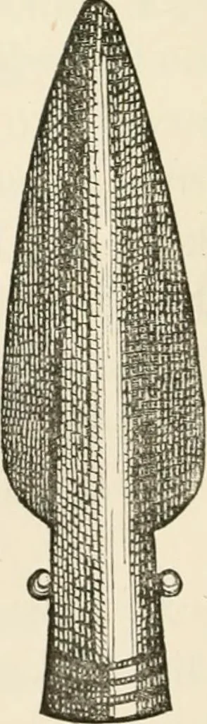 An illustration from The epoch of the mammoth and the apparition of man upon the earth, 1878, leaf 74