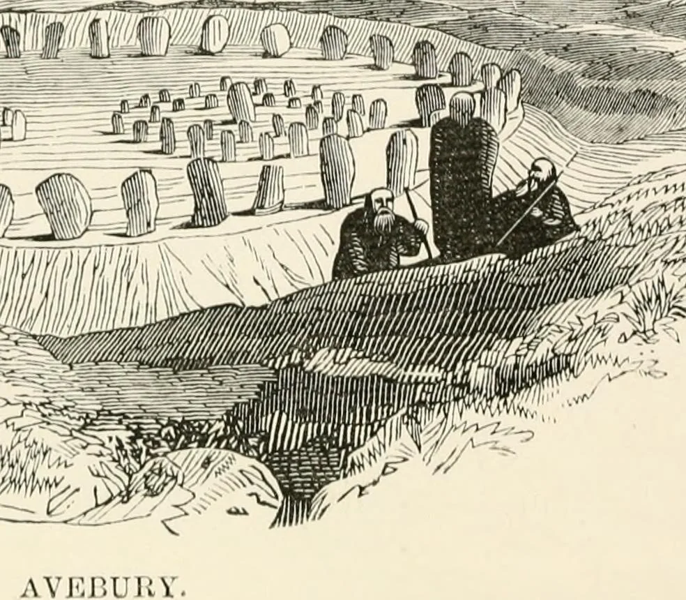 An illustration from The epoch of the mammoth and the apparition of man upon the earth, 1878, leaf 8