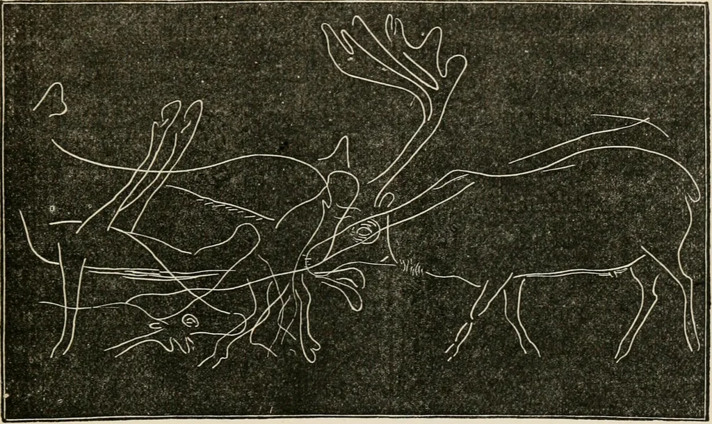 An illustration from The epoch of the mammoth and the apparition of man upon the earth, 1878, leaf 93