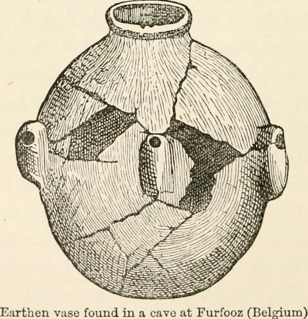 An illustration from The epoch of the mammoth and the apparition of man upon the earth, 1878, leaf 96