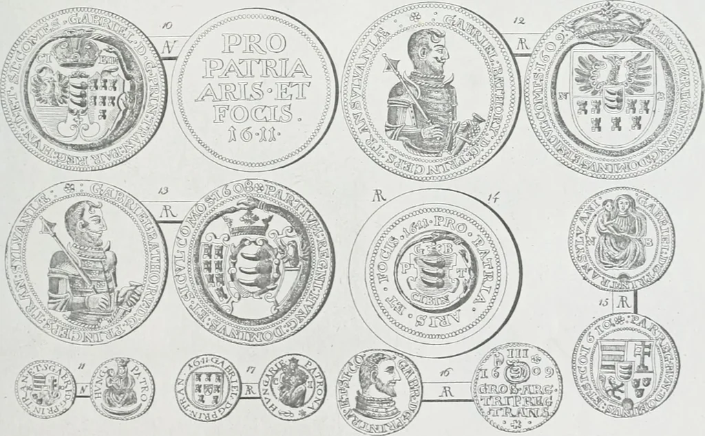 An illustration from Erdély érmei, képatlasszal. A.M. Tudom. Akadémia kiad, 1862, leaf 224