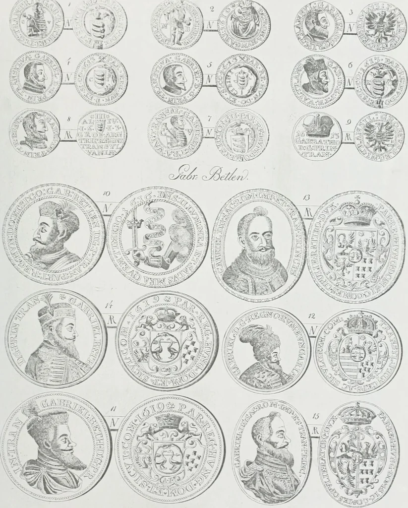 An illustration from Erdély érmei, képatlasszal. A.M. Tudom. Akadémia kiad, 1862, leaf 226
