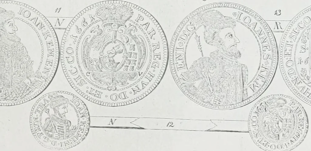 An illustration from Erdély érmei, képatlasszal. A.M. Tudom. Akadémia kiad, 1862, leaf 232