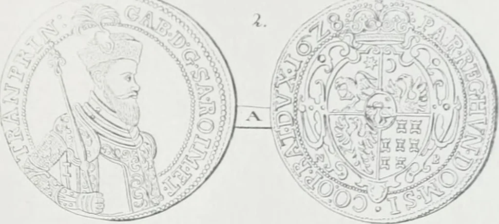 An illustration from Erdély érmei, képatlasszal. A.M. Tudom. Akadémia kiad, 1862, leaf 252