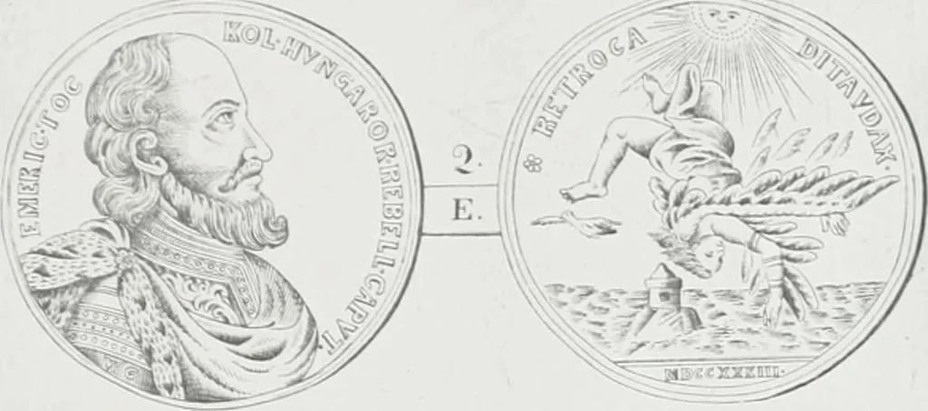 An illustration from Erdély érmei, képatlasszal. A.M. Tudom. Akadémia kiad, 1862, leaf 258