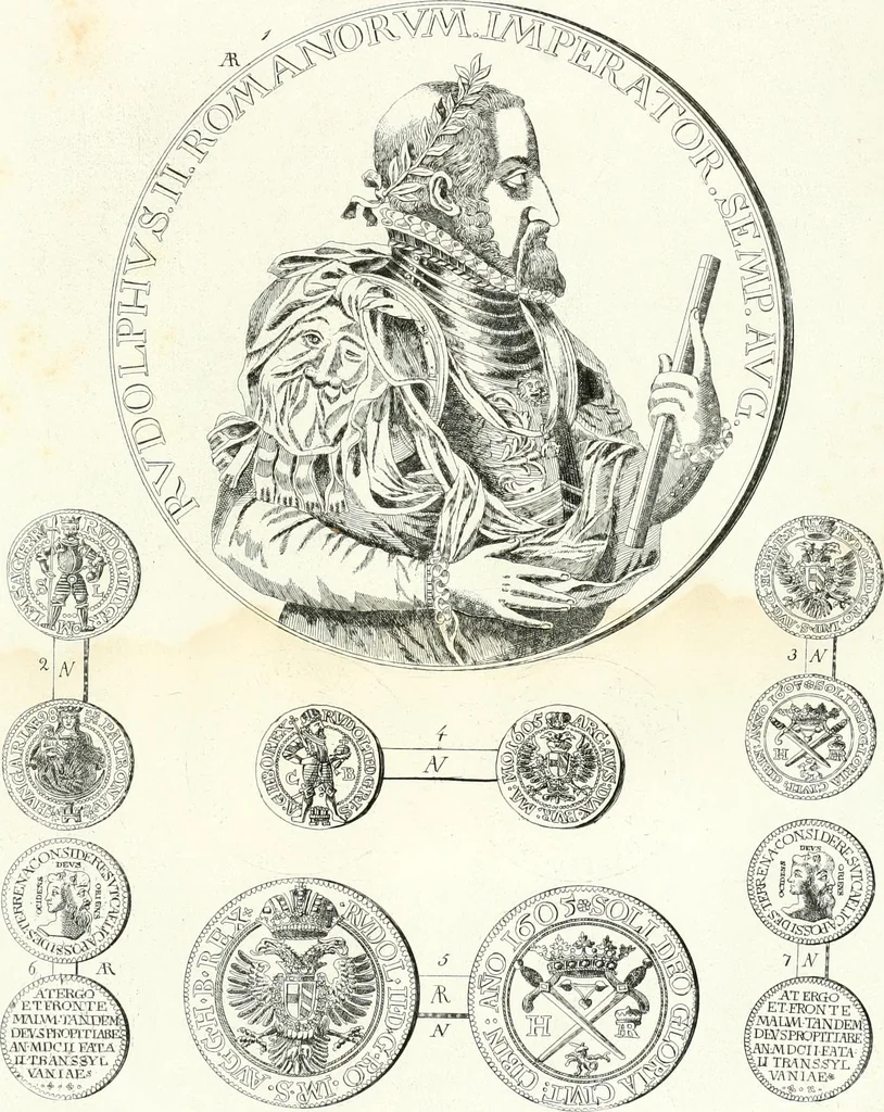 An illustration from Erdély érmei, képatlasszal. A.M. Tudom. Akadémia kiad, 1862, leaf 24
