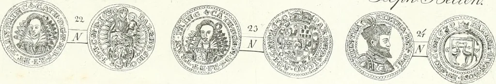 An illustration from Erdély érmei, képatlasszal. A.M. Tudom. Akadémia kiad, 1862, leaf 32