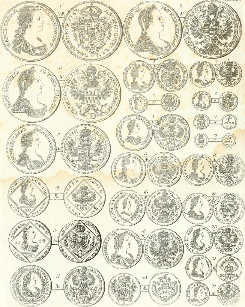 An illustration from Erdély érmei, képatlasszal. A.M. Tudom. Akadémia kiad, 1862, leaf 52