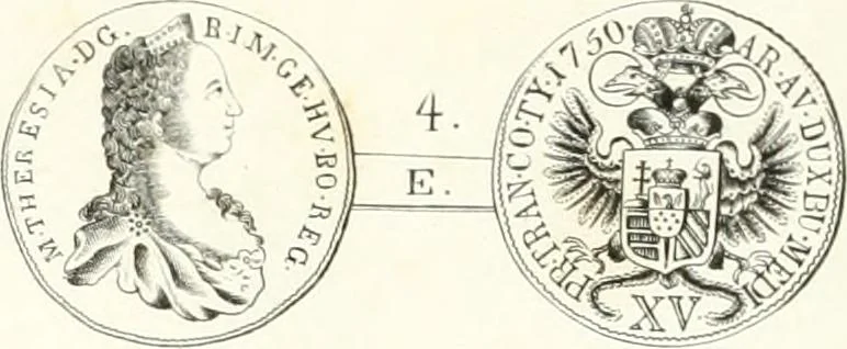An illustration from Erdély érmei, képatlasszal. A.M. Tudom. Akadémia kiad, 1862, leaf 62
