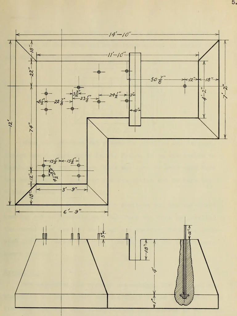 An illustration from Erection and test of the Sayers and Zimmerman steam engine, 1906, leaf 15