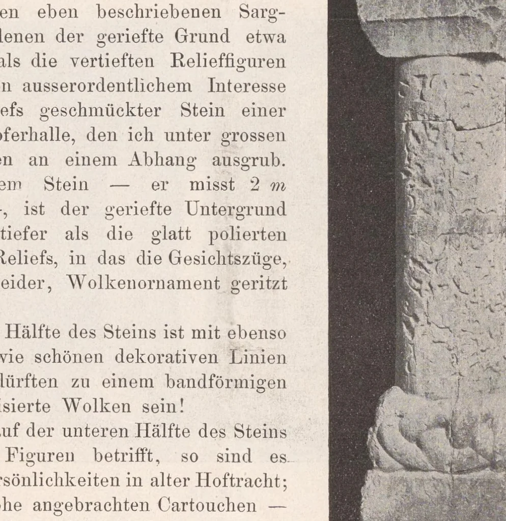 An illustration from Erfahrungen auf dem Gebiete der Kunst und sonstige Beobachtungen in Ostasien, 1909, leaf 21
