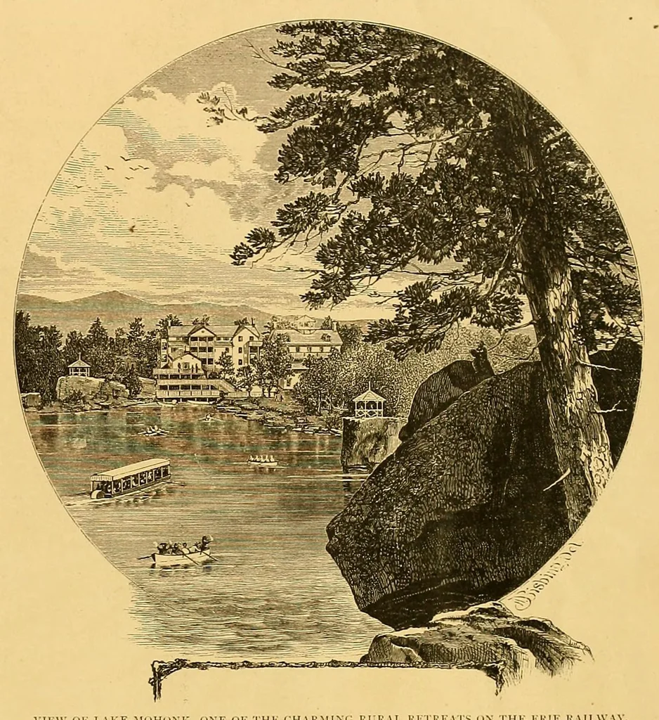 An illustration from Erie railway tourist, 1874, leaf 11