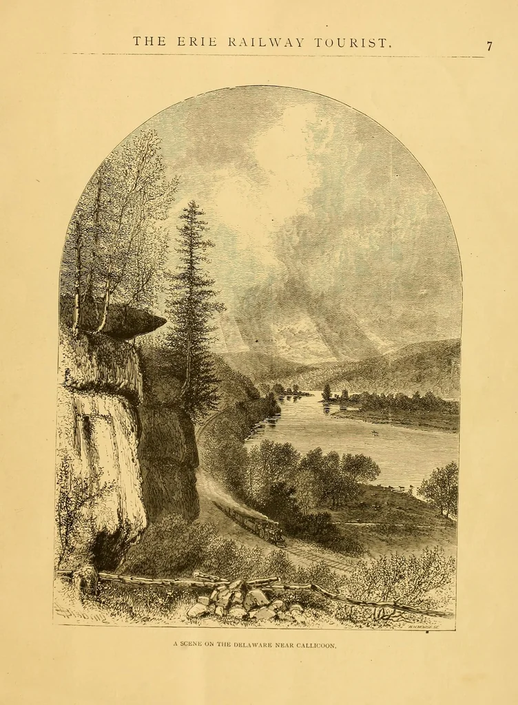 An illustration from Erie railway tourist, 1874, leaf 15