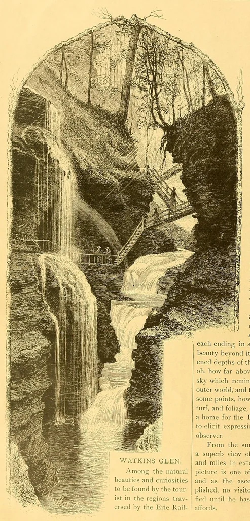 An illustration from Erie railway tourist, 1874, leaf 22