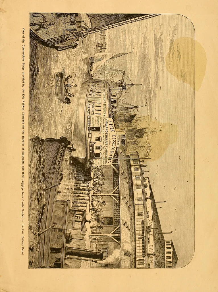 An illustration from Erie railway tourist, 1874, leaf 5