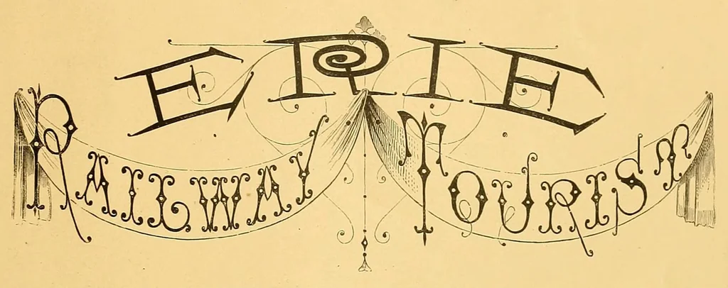 An illustration from Erie railway tourist, 1874, leaf 9