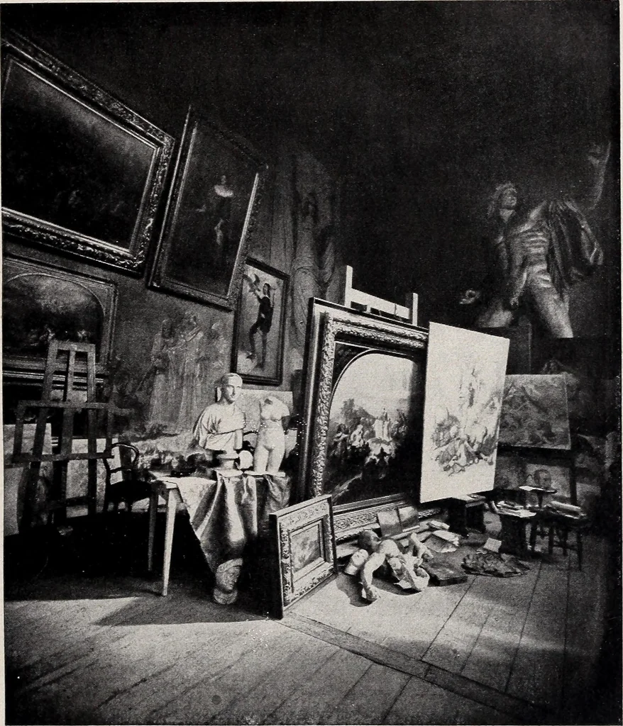 An illustration from Erinnerungen an Wilhelm von Kaulbach und sein Haus : mit Briefen und hundertsechzig Abbildungen, 1921, leaf 107