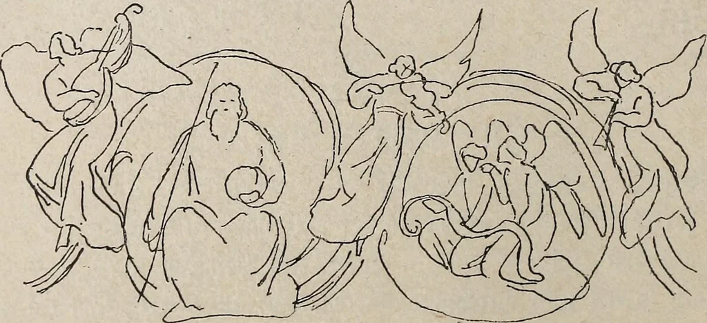 An illustration from Erinnerungen an Wilhelm von Kaulbach und sein Haus : mit Briefen und hundertsechzig Abbildungen, 1921, leaf 12
