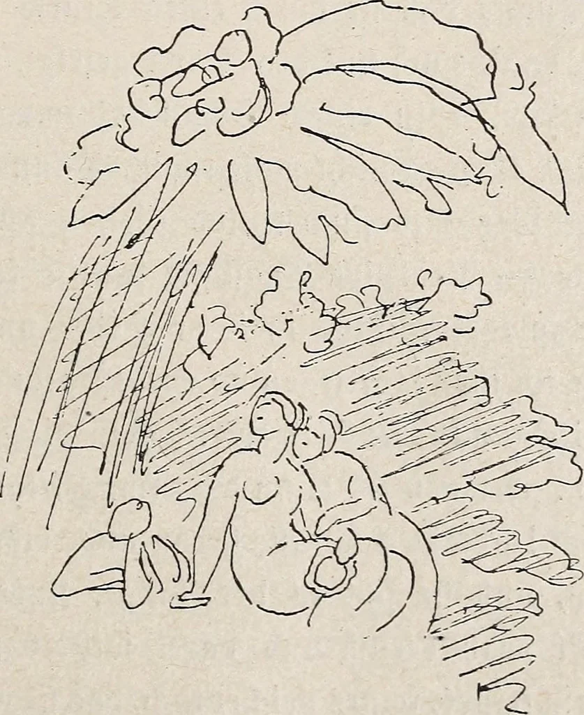 An illustration from Erinnerungen an Wilhelm von Kaulbach und sein Haus : mit Briefen und hundertsechzig Abbildungen, 1921, leaf 121