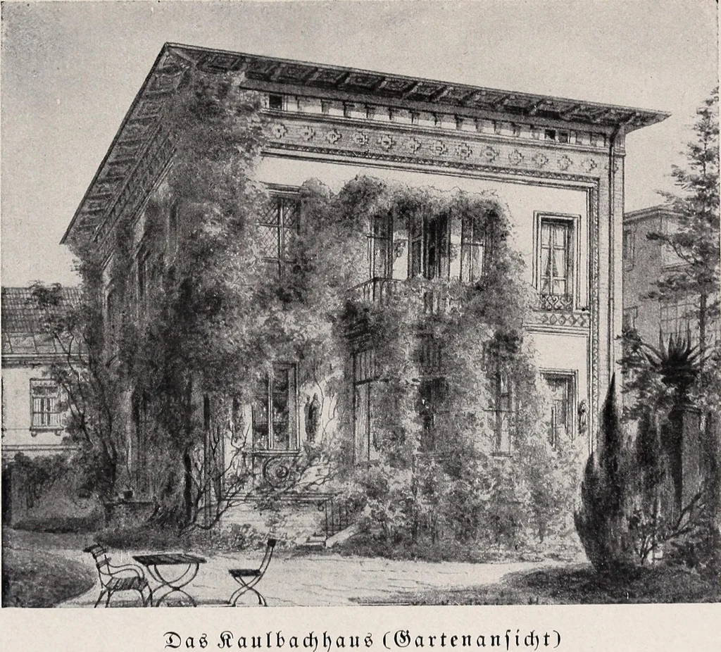 An illustration from Erinnerungen an Wilhelm von Kaulbach und sein Haus : mit Briefen und hundertsechzig Abbildungen, 1921, leaf 13