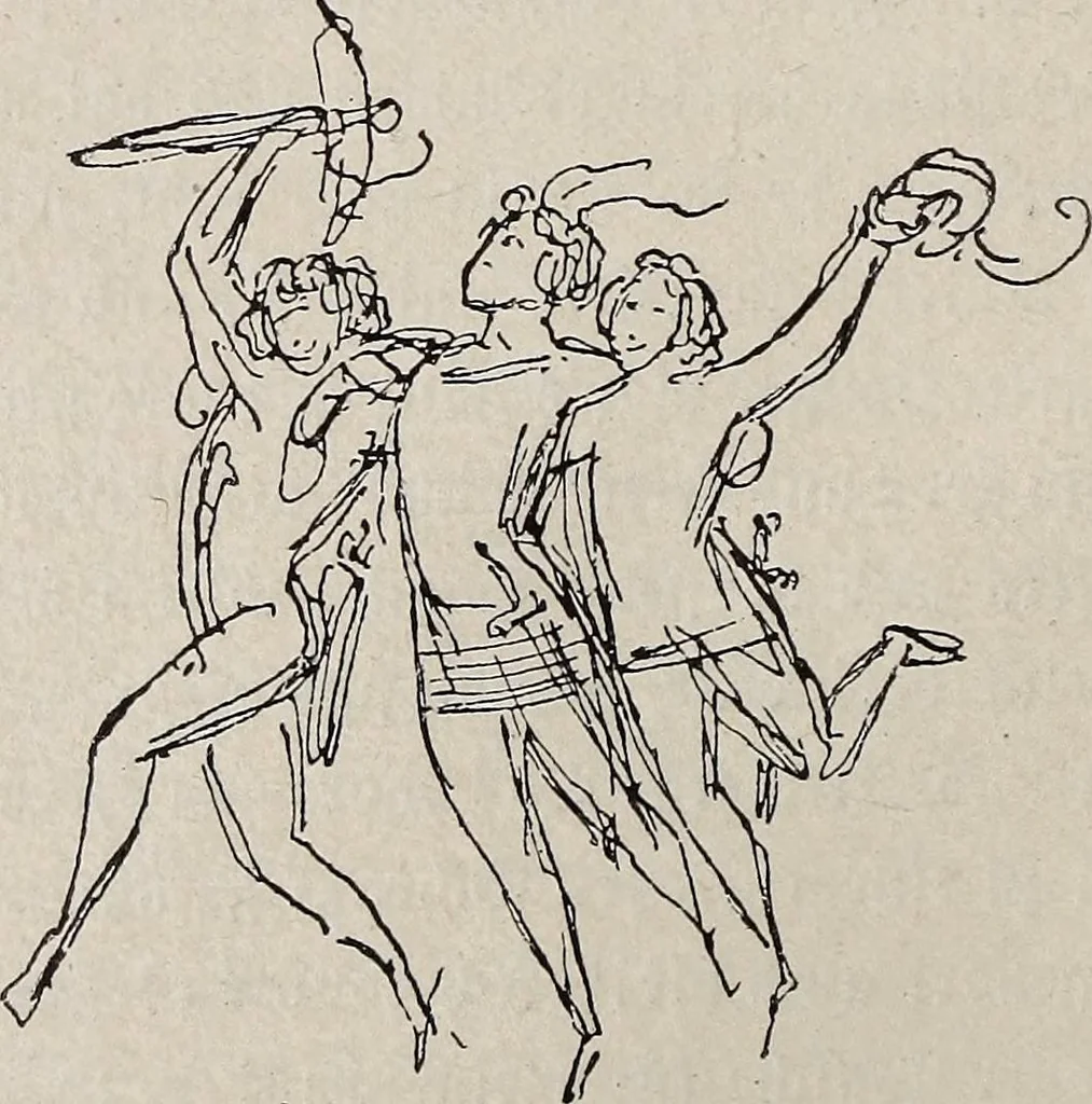 An illustration from Erinnerungen an Wilhelm von Kaulbach und sein Haus : mit Briefen und hundertsechzig Abbildungen, 1921, leaf 132
