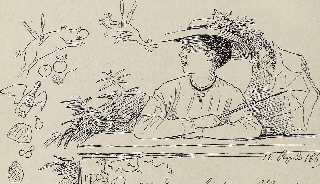 An illustration from Erinnerungen an Wilhelm von Kaulbach und sein Haus : mit Briefen und hundertsechzig Abbildungen, 1921, leaf 162