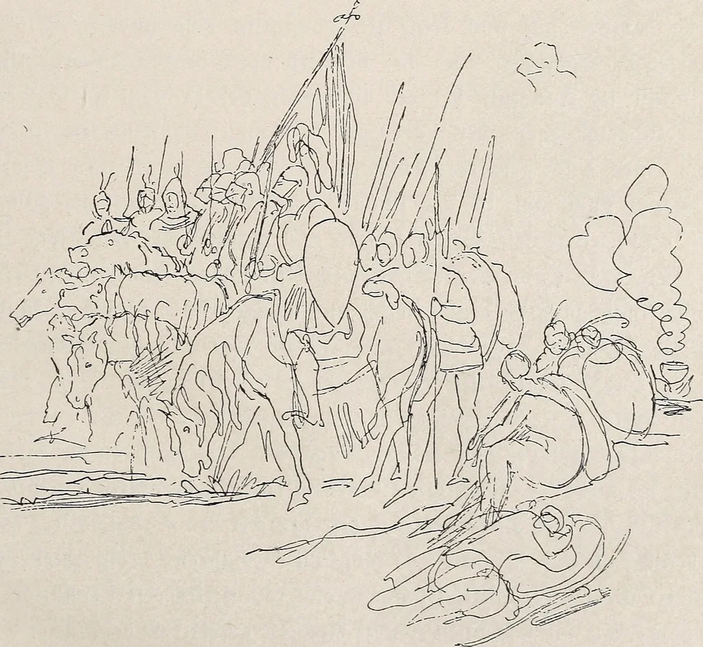 An illustration from Erinnerungen an Wilhelm von Kaulbach und sein Haus : mit Briefen und hundertsechzig Abbildungen, 1921, leaf 167