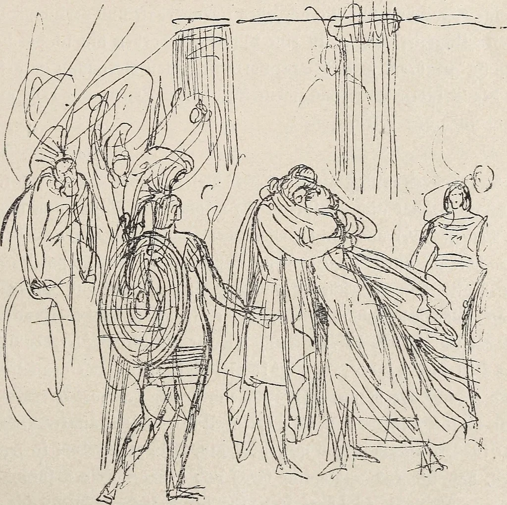 An illustration from Erinnerungen an Wilhelm von Kaulbach und sein Haus : mit Briefen und hundertsechzig Abbildungen, 1921, leaf 207