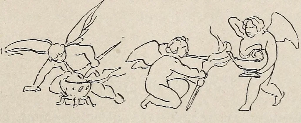 An illustration from Erinnerungen an Wilhelm von Kaulbach und sein Haus : mit Briefen und hundertsechzig Abbildungen, 1921, leaf 223