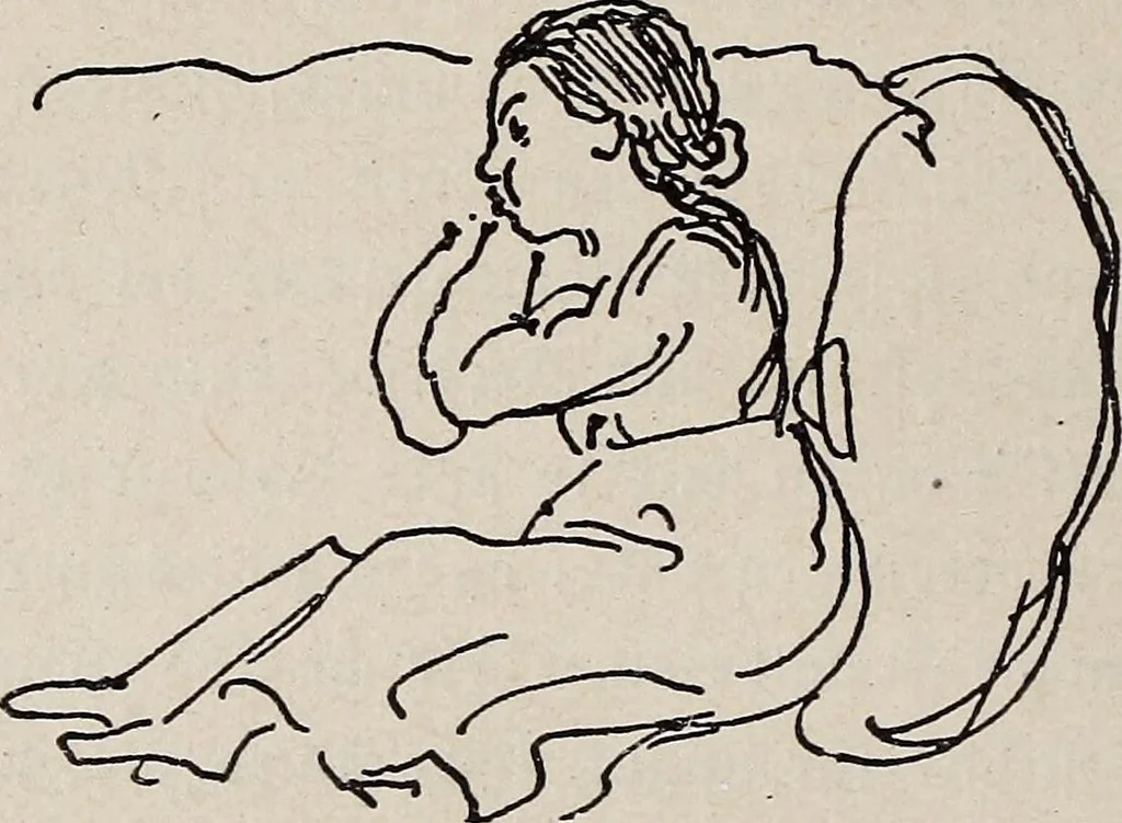 An illustration from Erinnerungen an Wilhelm von Kaulbach und sein Haus : mit Briefen und hundertsechzig Abbildungen, 1921, leaf 244