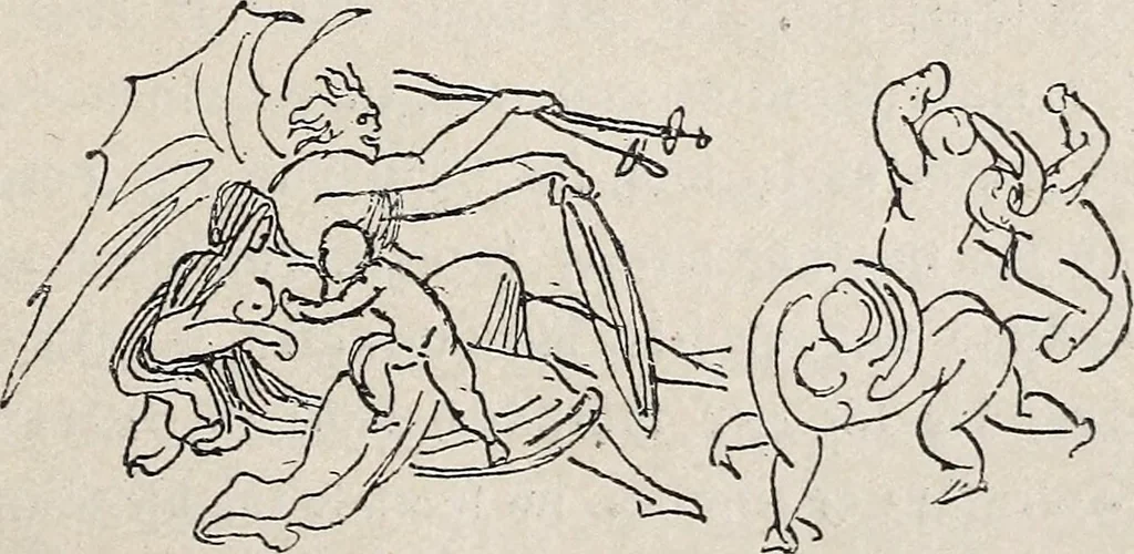 An illustration from Erinnerungen an Wilhelm von Kaulbach und sein Haus : mit Briefen und hundertsechzig Abbildungen, 1921, leaf 265