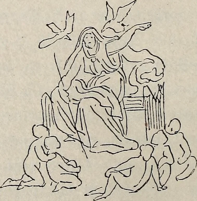 An illustration from Erinnerungen an Wilhelm von Kaulbach und sein Haus : mit Briefen und hundertsechzig Abbildungen, 1921, leaf 278