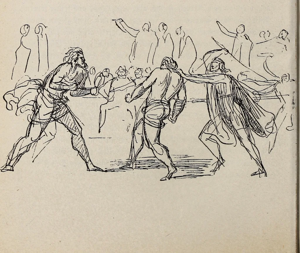An illustration from Erinnerungen an Wilhelm von Kaulbach und sein Haus : mit Briefen und hundertsechzig Abbildungen, 1921, leaf 286