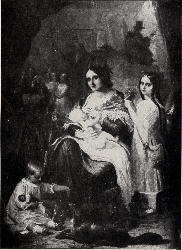 An illustration from Erinnerungen an Wilhelm von Kaulbach und sein Haus : mit Briefen und hundertsechzig Abbildungen, 1921, leaf 293