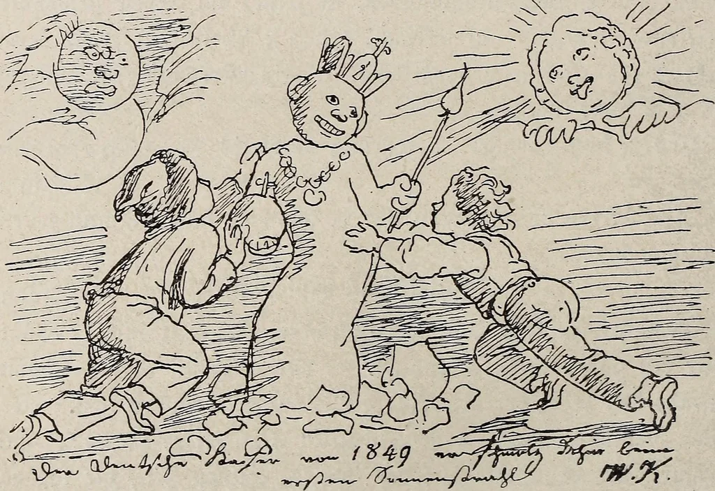 An illustration from Erinnerungen an Wilhelm von Kaulbach und sein Haus : mit Briefen und hundertsechzig Abbildungen, 1921, leaf 332