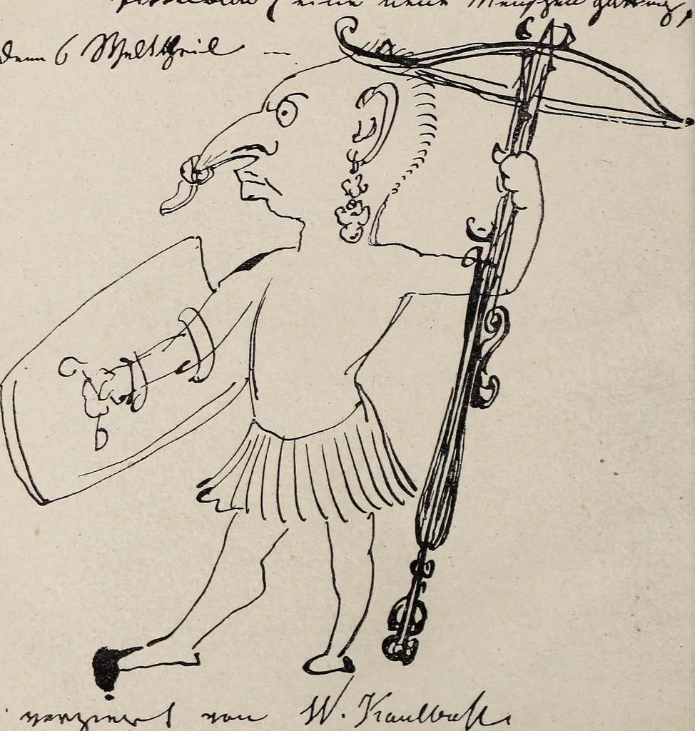 An illustration from Erinnerungen an Wilhelm von Kaulbach und sein Haus : mit Briefen und hundertsechzig Abbildungen, 1921, leaf 342